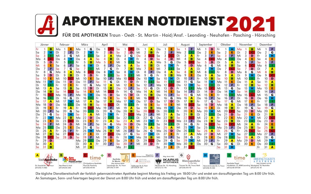 Nachtdienstplan